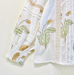 Dandelion Dream Lace Cotton Top - Pre-Order