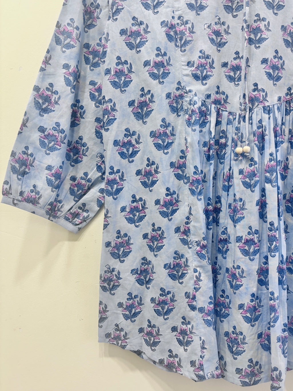 Block Printed Cotton Short Top