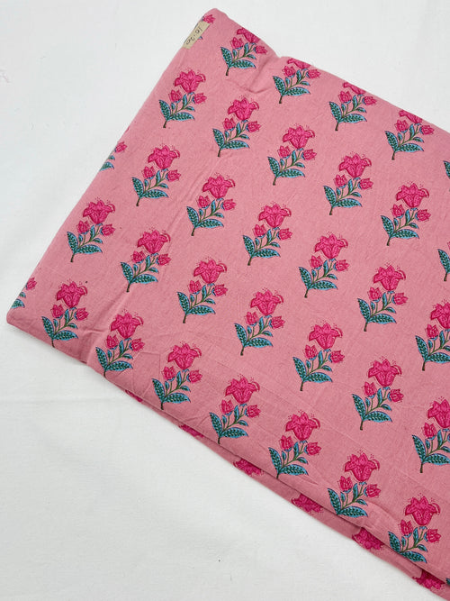 Cotton Flex Block Printed Fabric