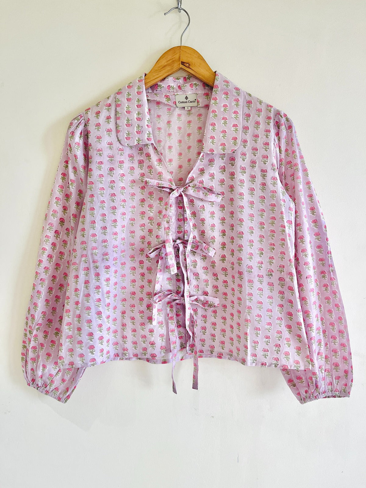 Women’s Cotton Block Printed Short Top