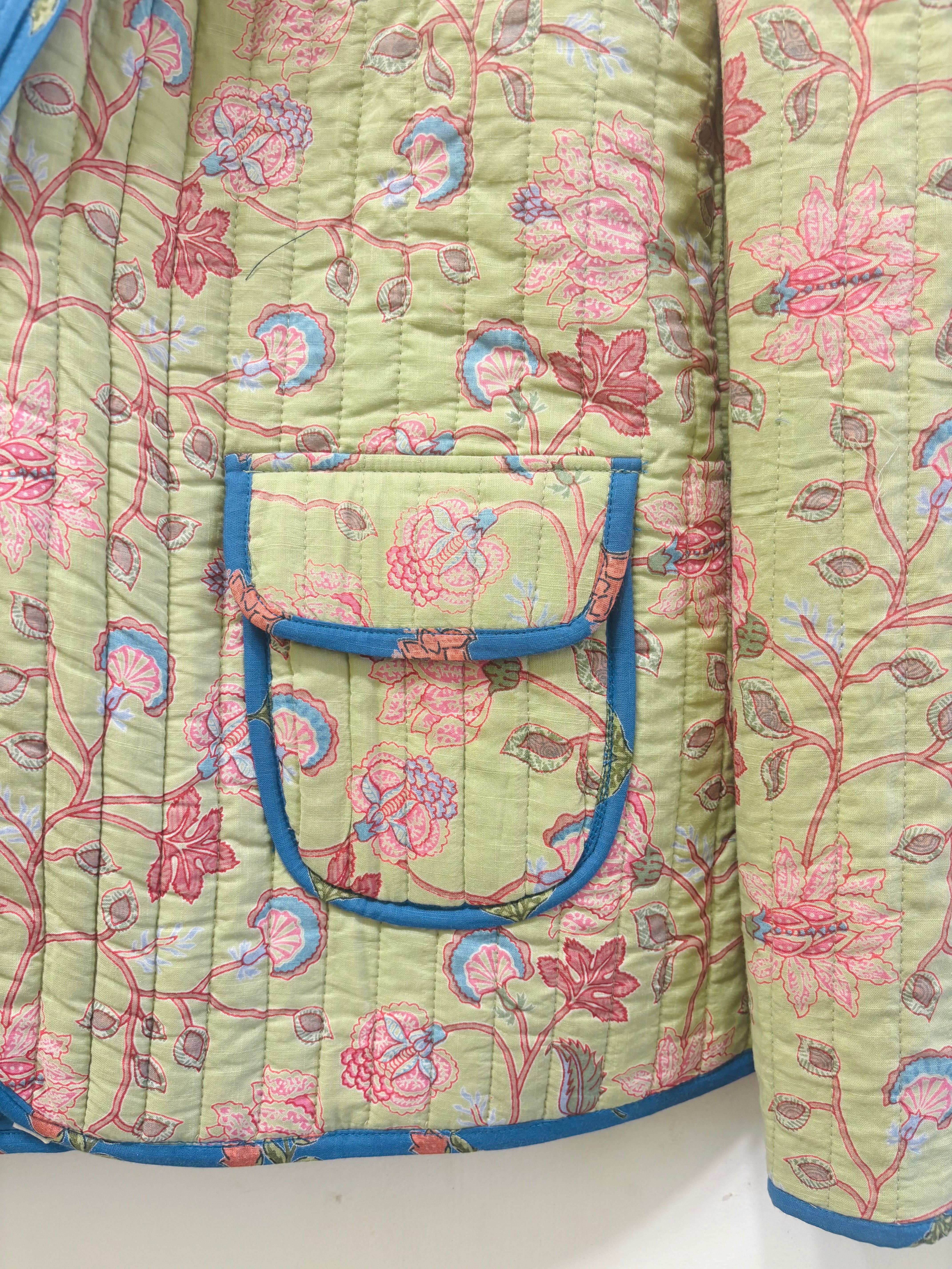 Cotton Quilted Reversible Jacket