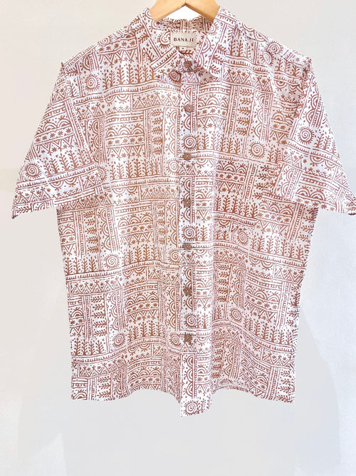 Cotton Printed Half Sleeve Shirt