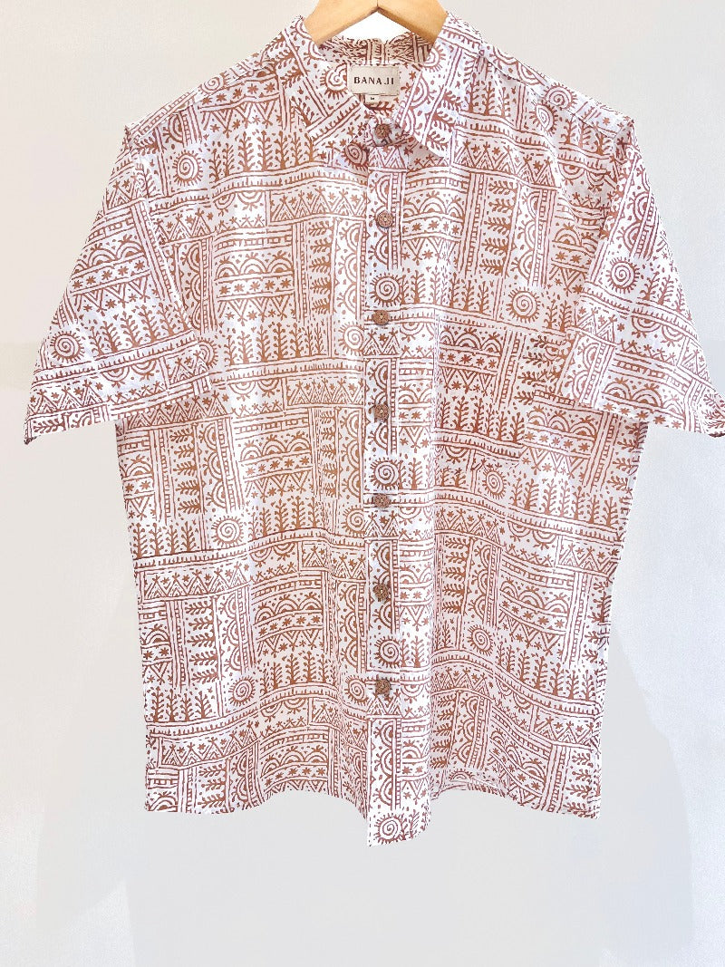 Cotton Printed Half Sleeve Shirt