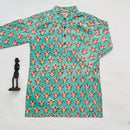 Boys Kurta with White Pants (0–8 Years)