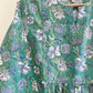 Emerald Block Printed Cotton Kurta