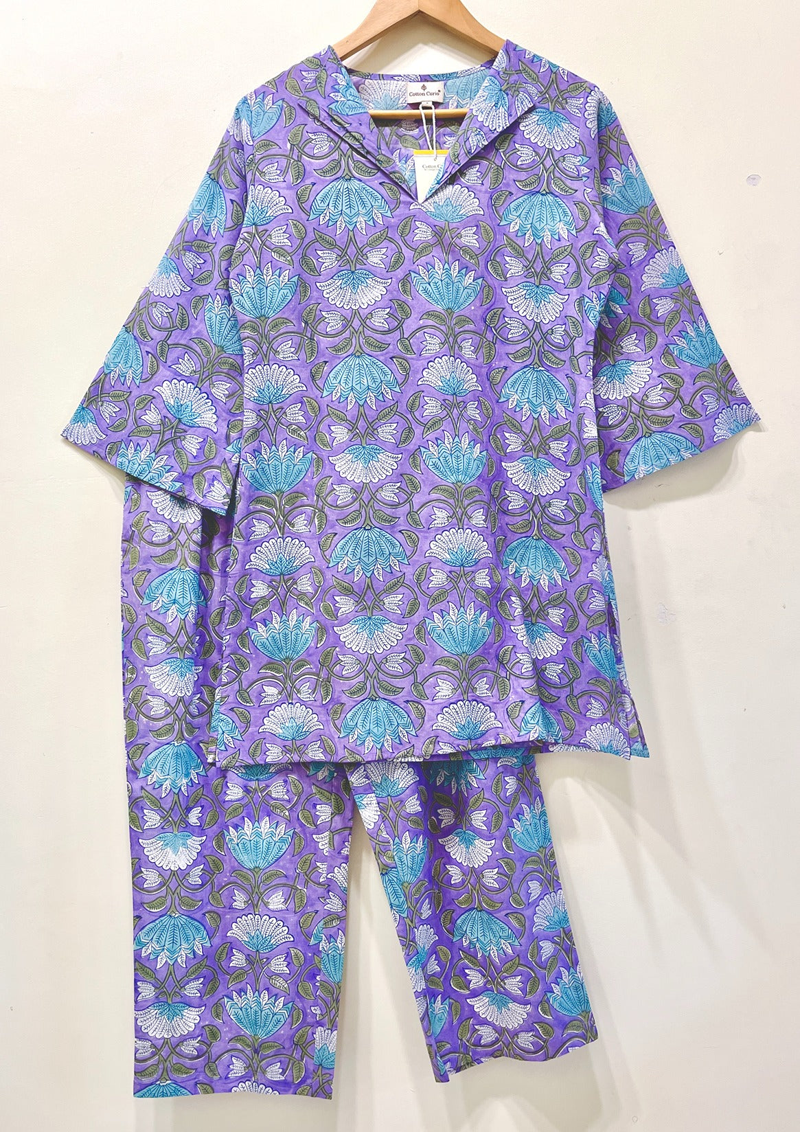 Mystic Lotus Cotton Co-Ord Set