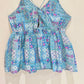 Blue Patchwork Block Printed Cotton Cami Top