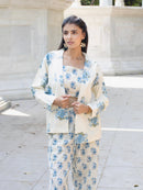 Isha Cotton Blazer Co-Ord set
