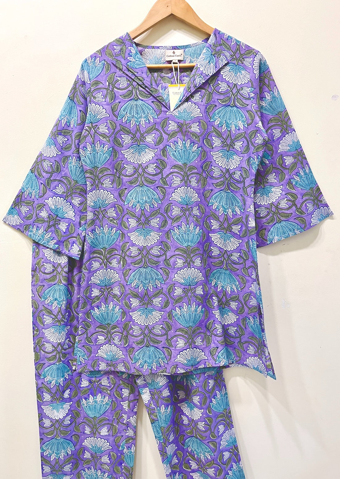 Mystic Lotus Cotton Co-Ord Set