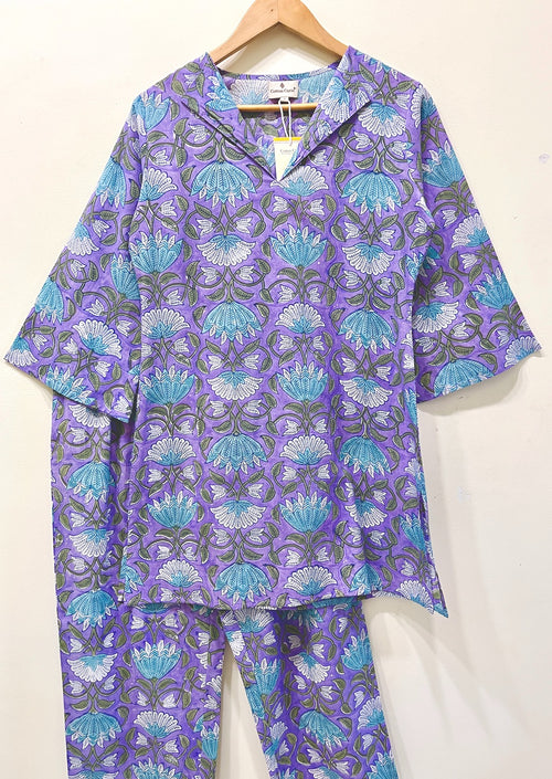 Mystic Lotus Cotton Co-Ord Set