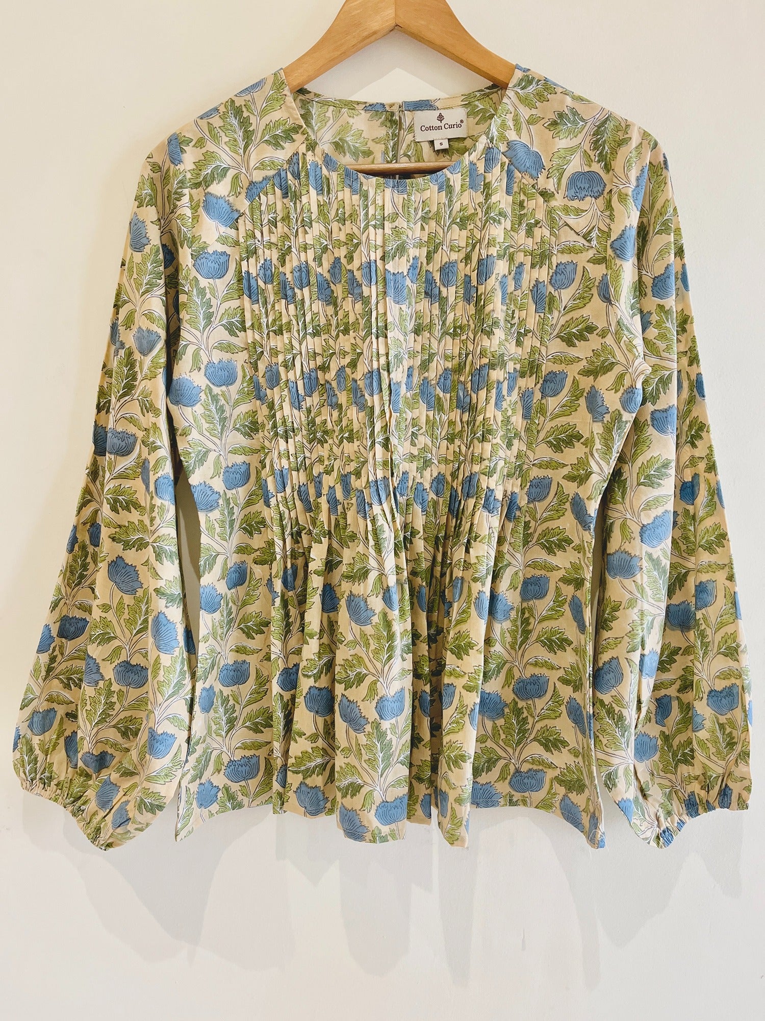 Block Printed Cotton Short Top