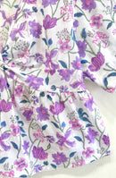 Lavender Field Twist Cotton Short Top
