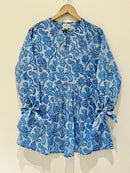 Block Printed Cotton Short Top