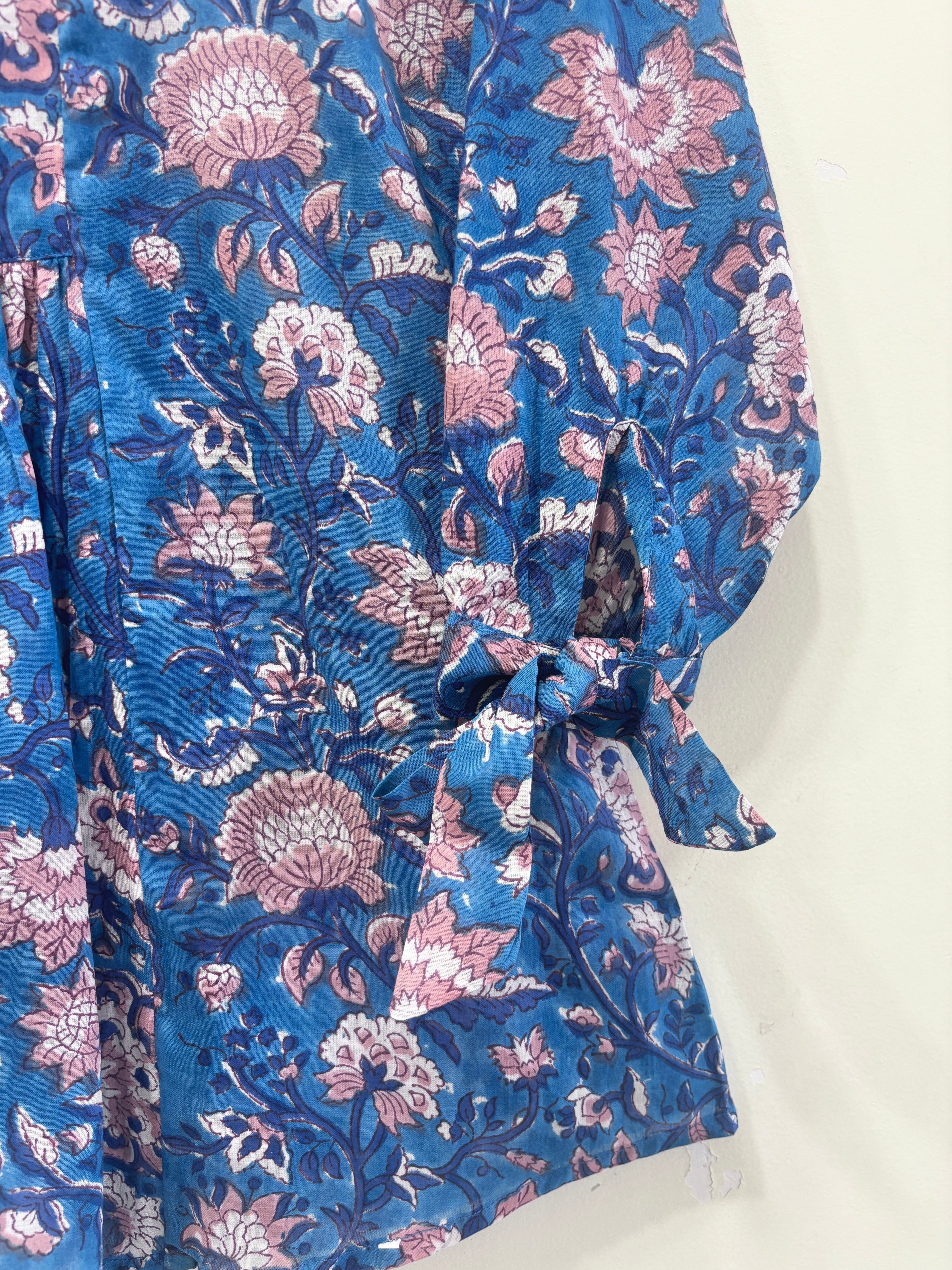 Block Printed Cotton Short Top