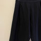 Black Narrow Leg Cotton Pants