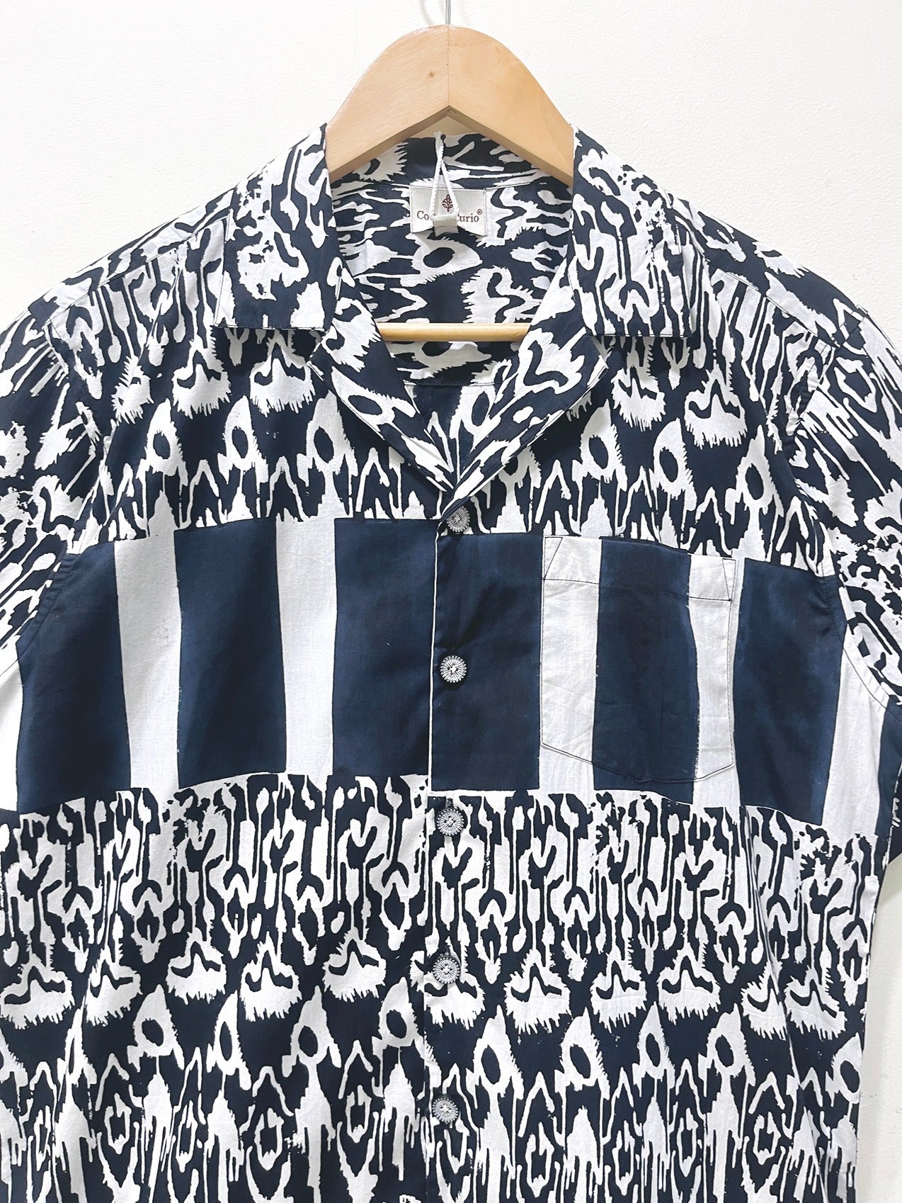 Cotton Poplin Half Sleeve Printed Shirt