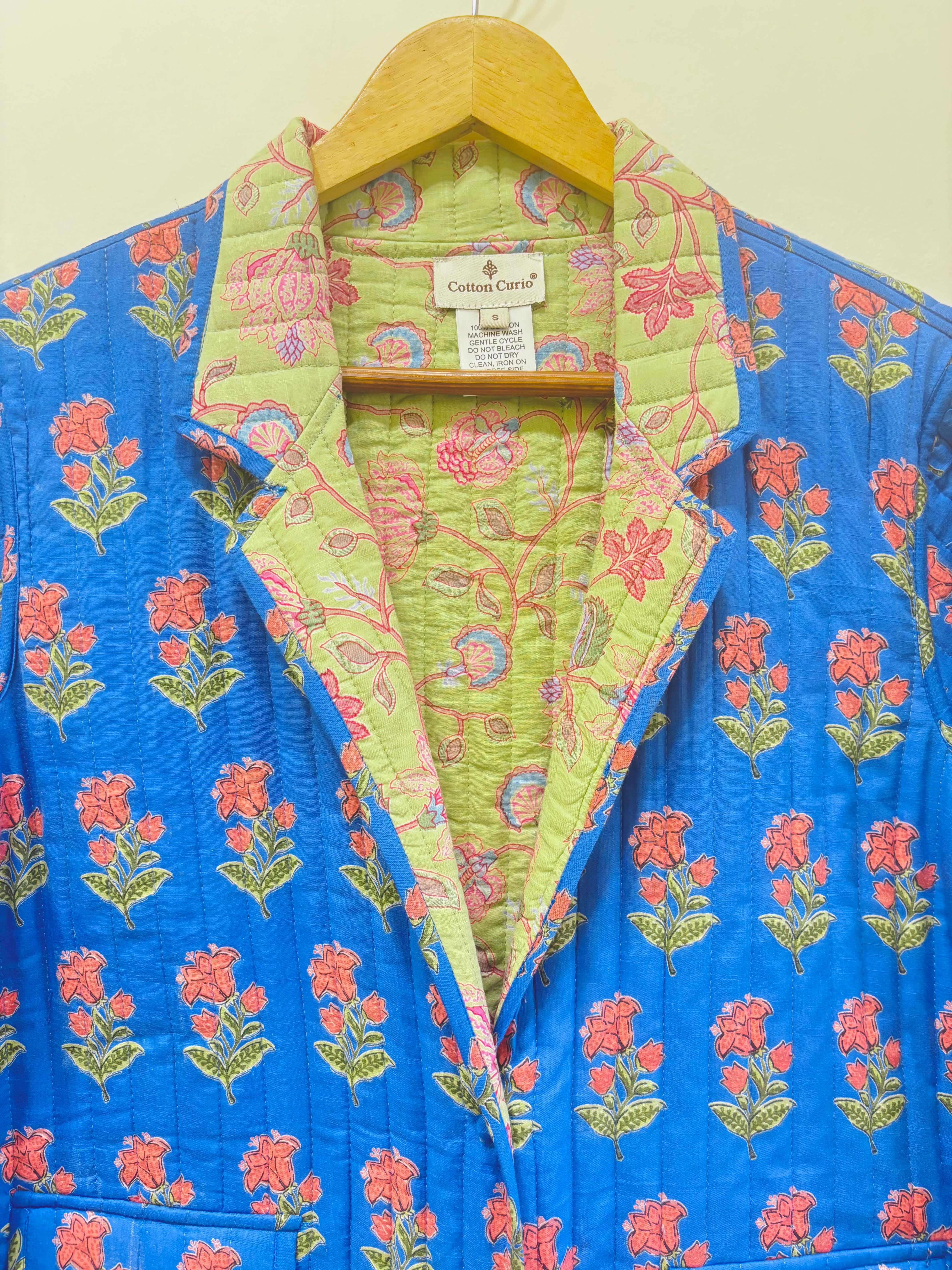 Cotton Quilted Reversible Jacket