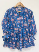 Block Printed Cotton Short Top