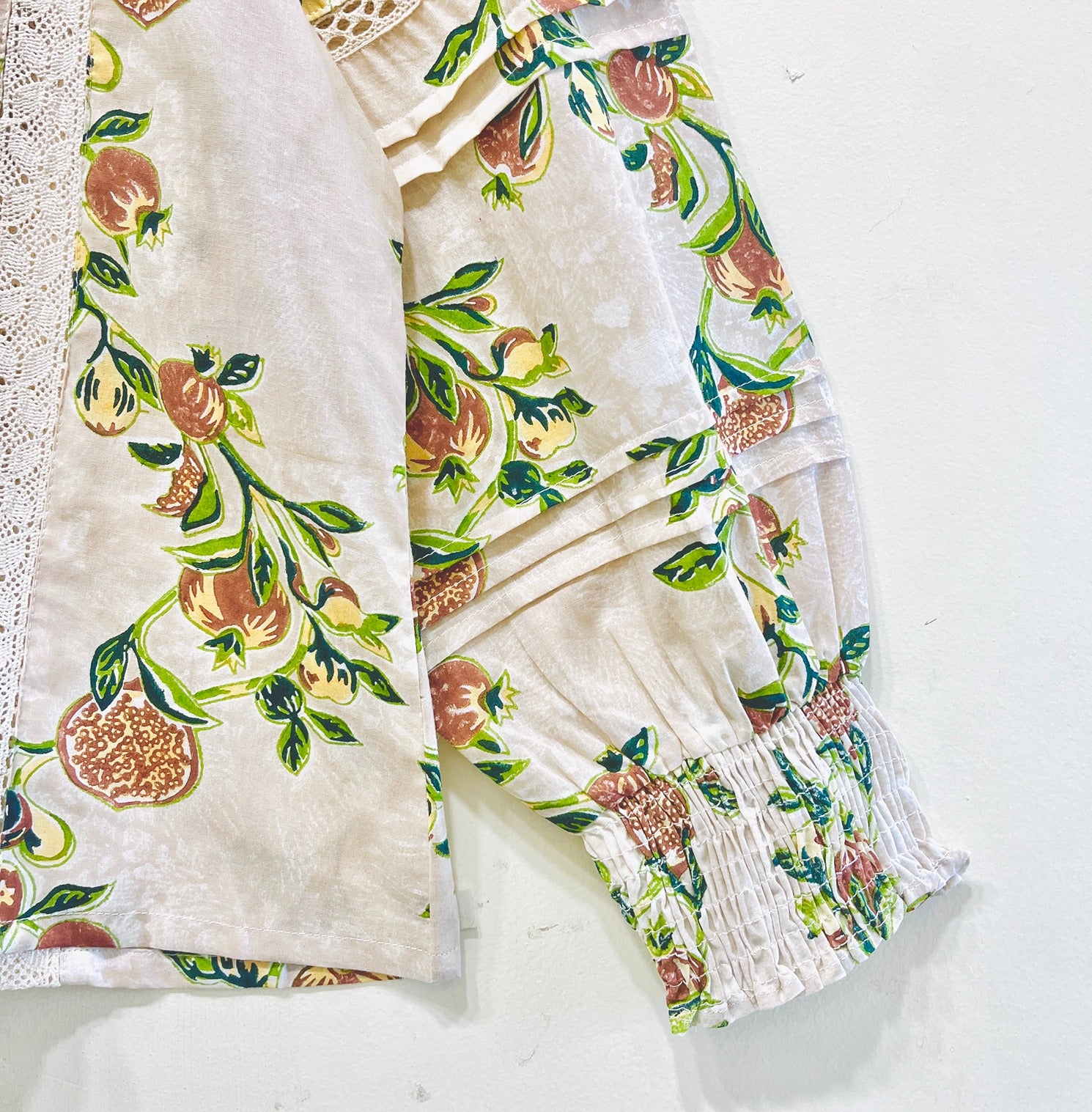 Orchard Blossom Cotton Short Top