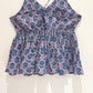 Dusty Rose Block Printed Cotton Cami Top