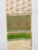 Block Printed Kota Doria Dupatta