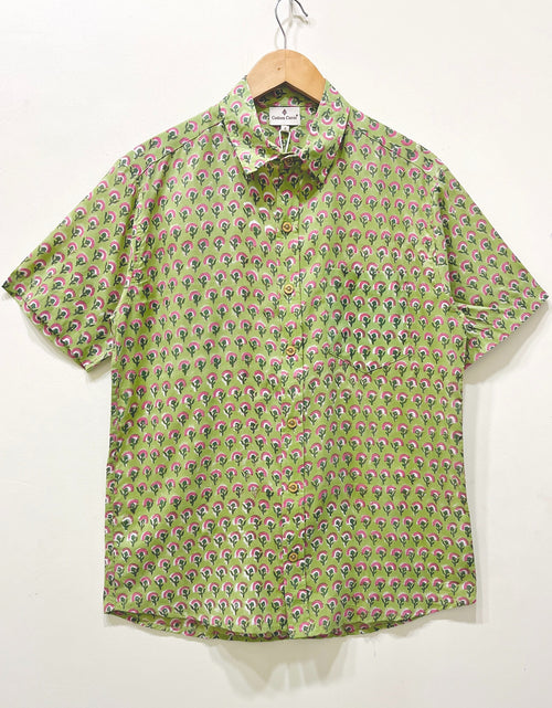 Cotton Printed Half Sleeve Shirt Pre-order