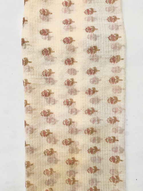 Block Printed Kota Doria Dupatta