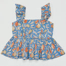 Block Printed Cotton Short Top