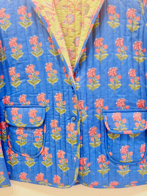 Cotton Quilted Reversible Jacket