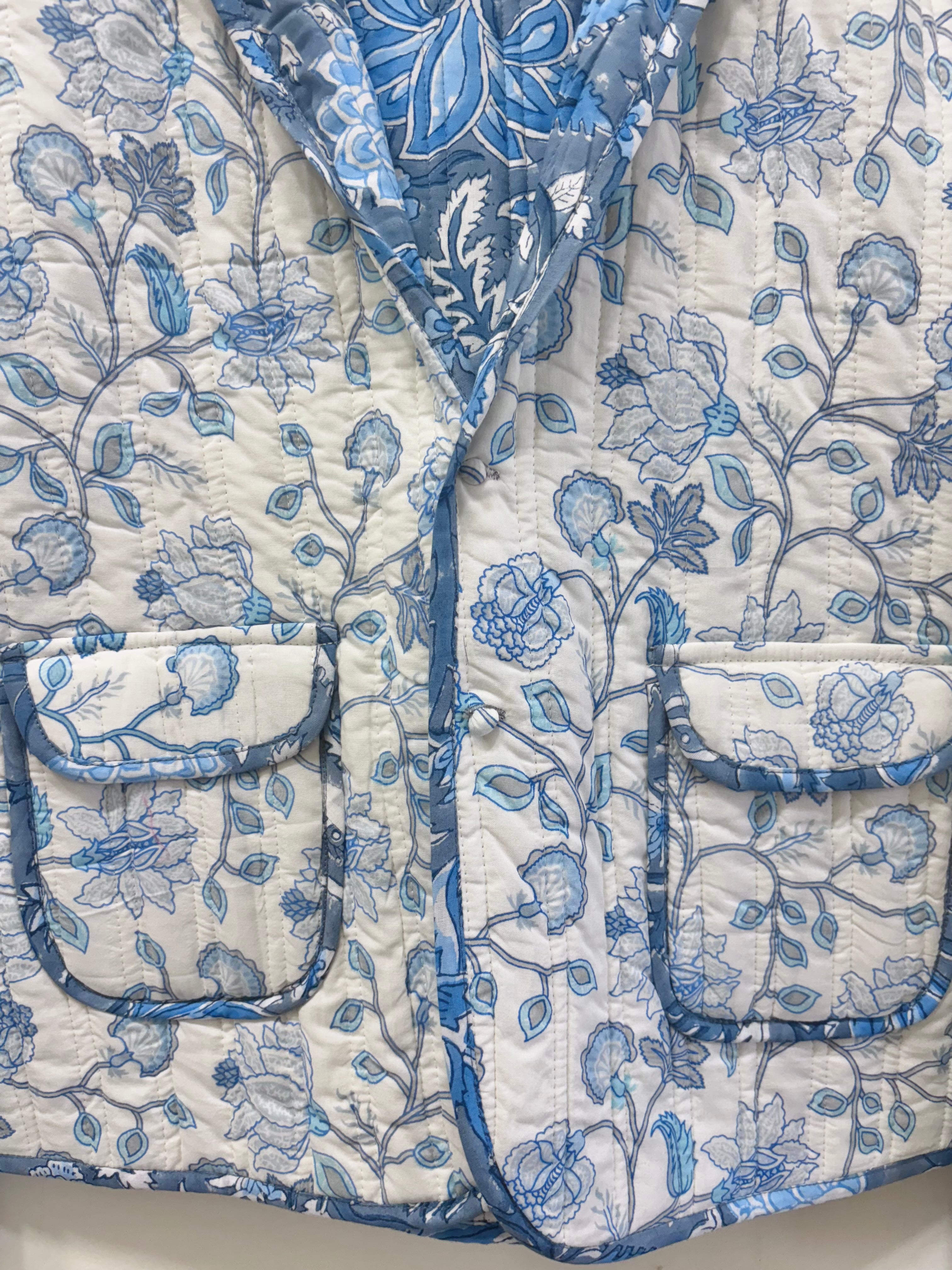 Cotton Quilted Reversible Jacket