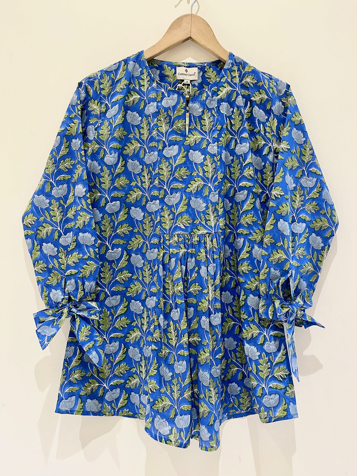 Block Printed Cotton Short Top