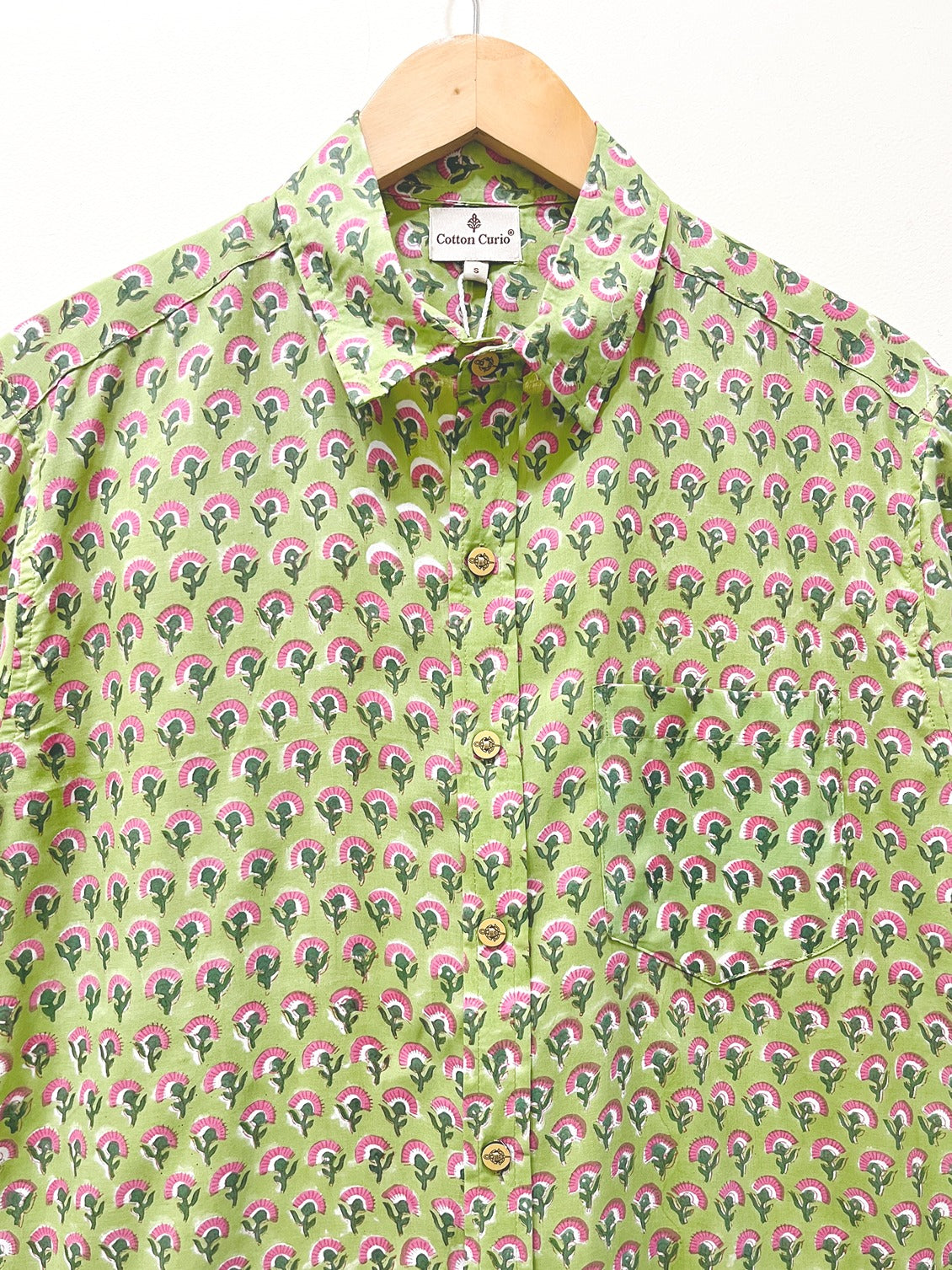 Cotton Printed Half Sleeve Shirt Pre-order