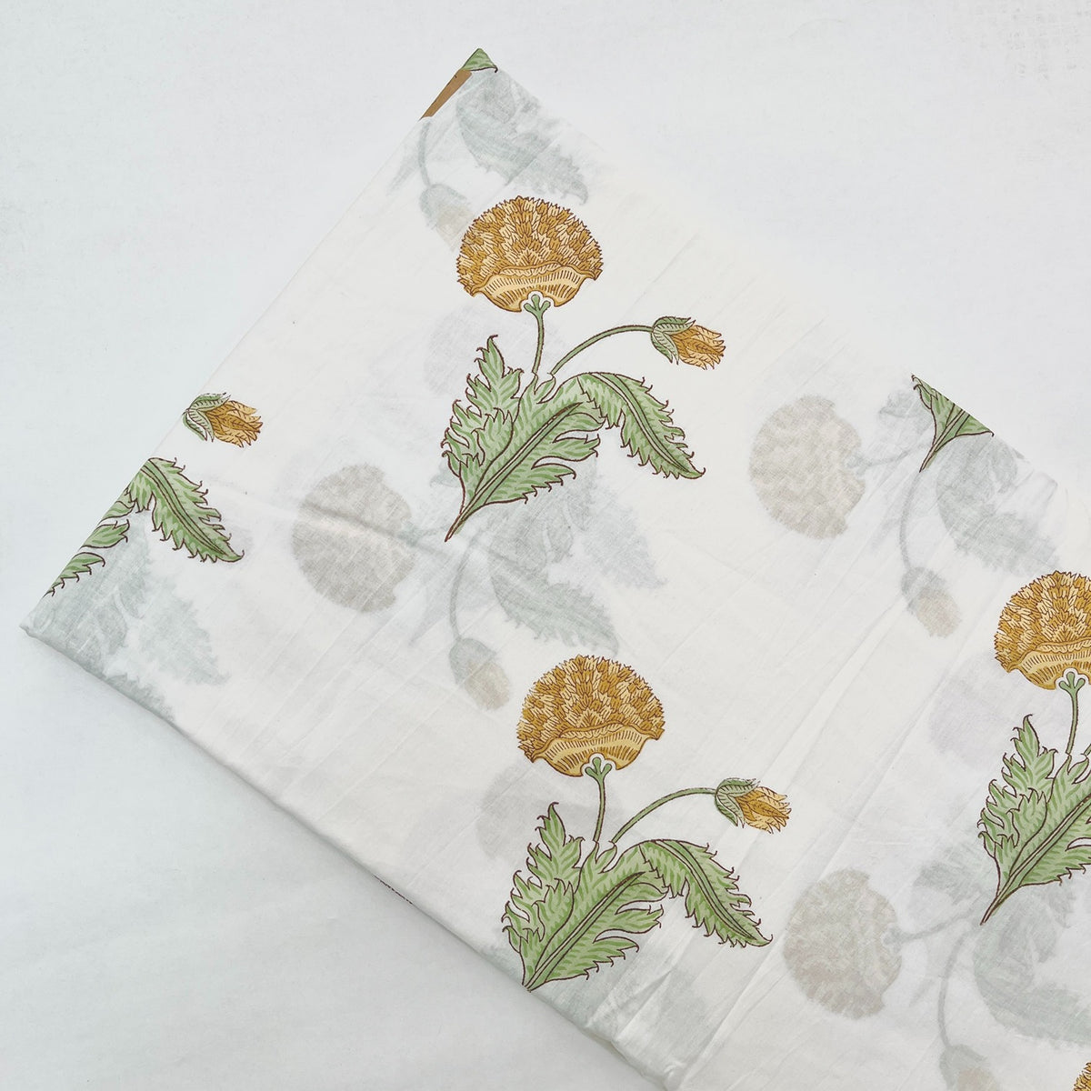 Organic Cotton Block Printed Fabric