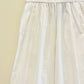 White Wide Leg Cotton Pants