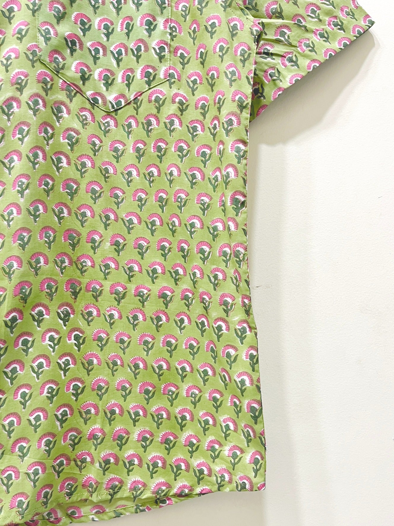 Cotton Printed Half Sleeve Shirt Pre-order