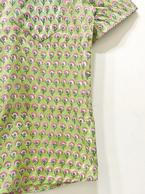 Cotton Printed Half Sleeve Shirt Pre-order