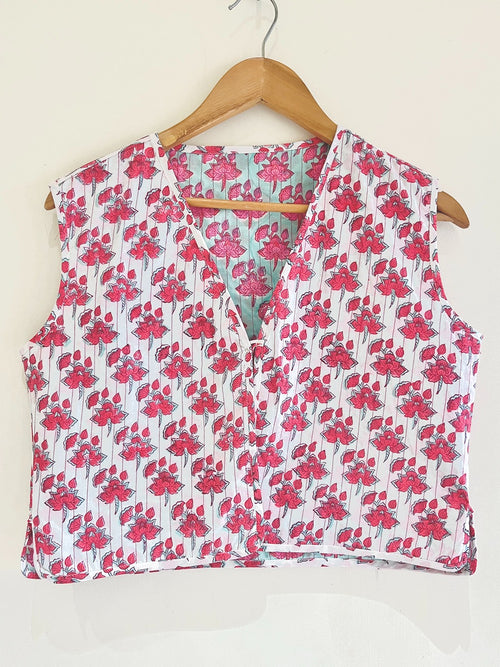 Cotton Kantha Reversible Jacket