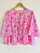 Block Printed Cotton Short Top