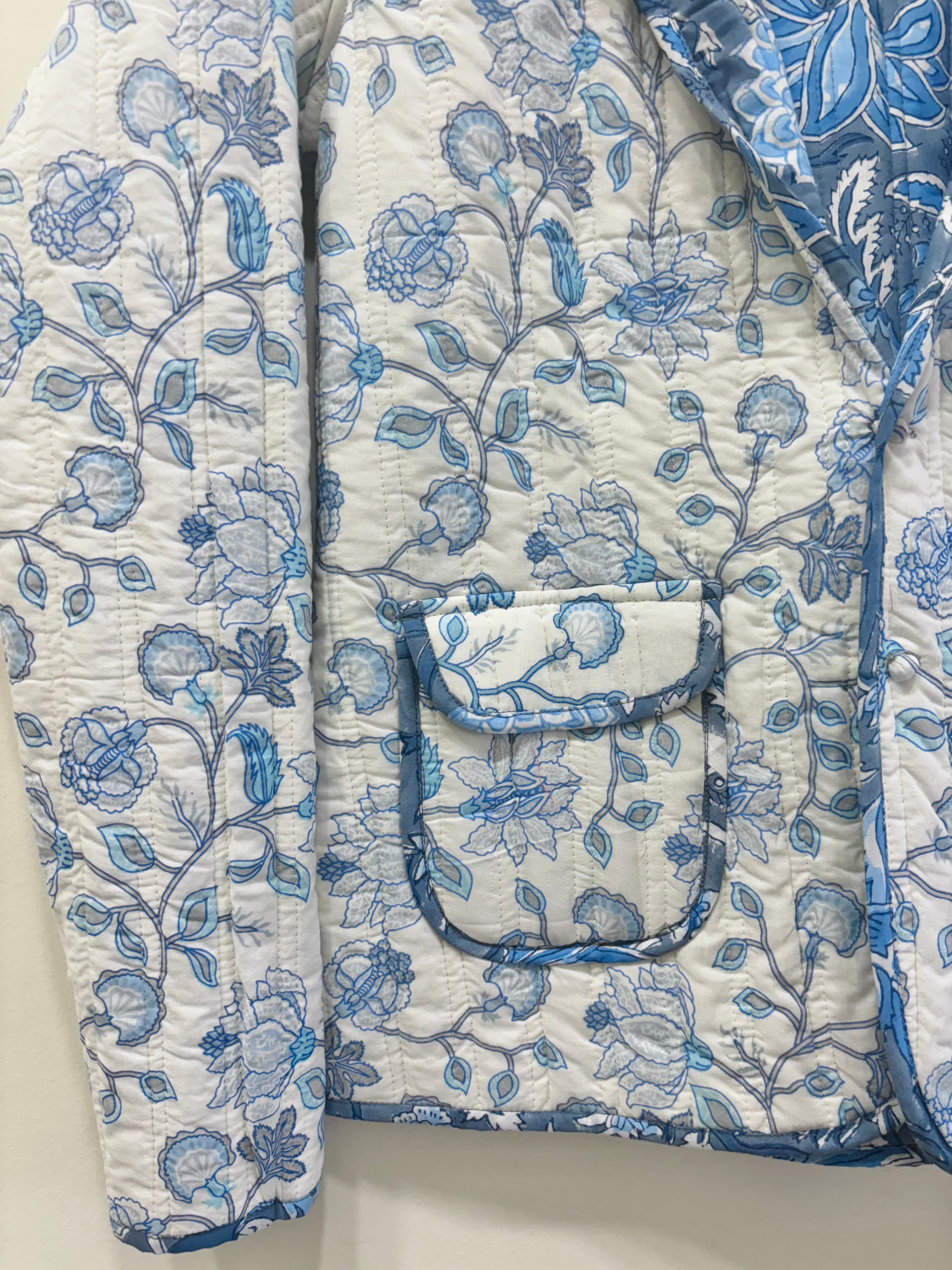 Cotton Quilted Reversible Jacket