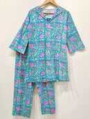 Tropical Bloom Printed Co-Ord Set