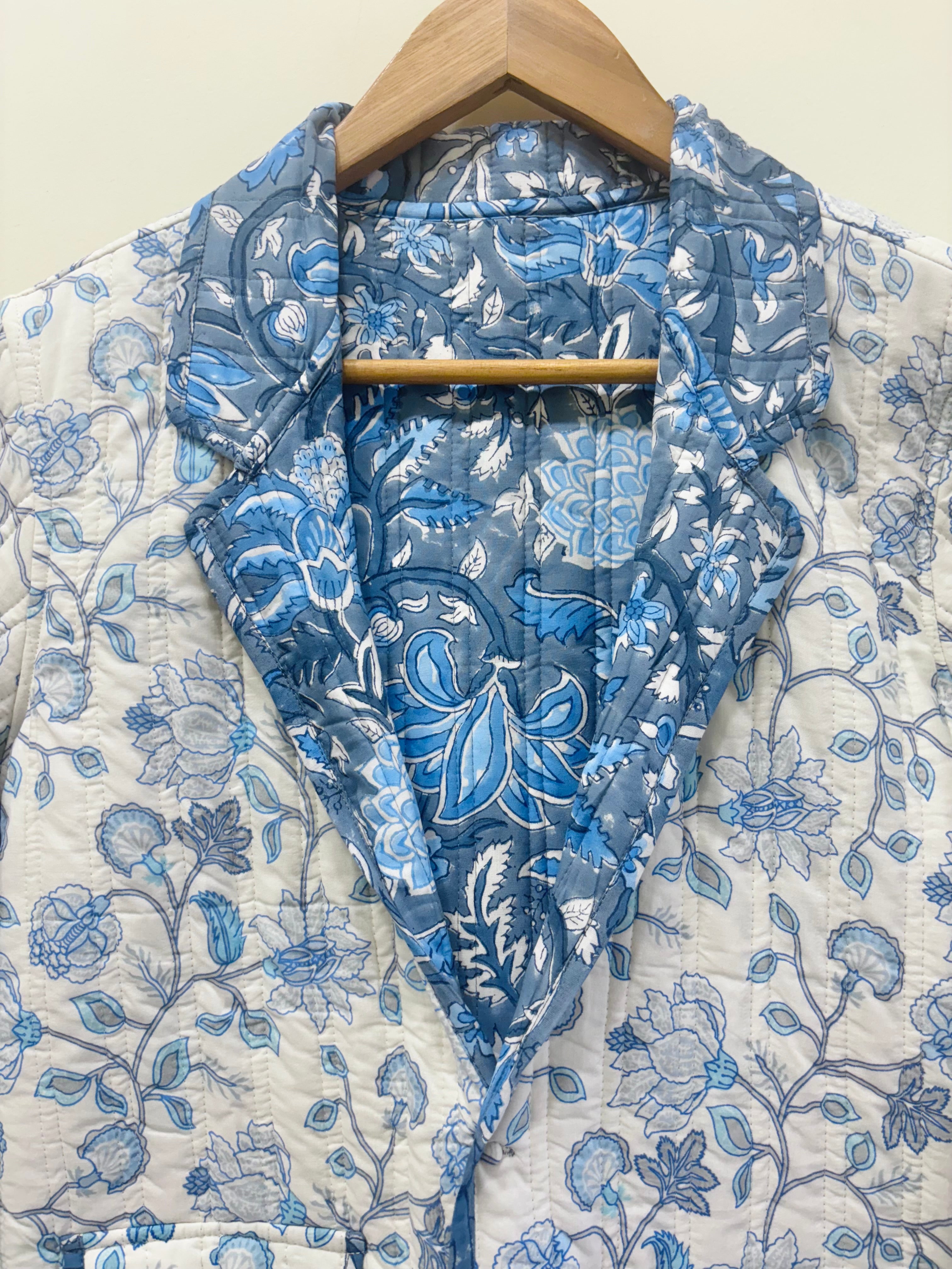 Cotton Quilted Reversible Jacket