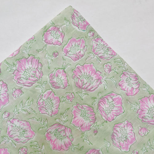 Organic Cotton Block Printed Fabric