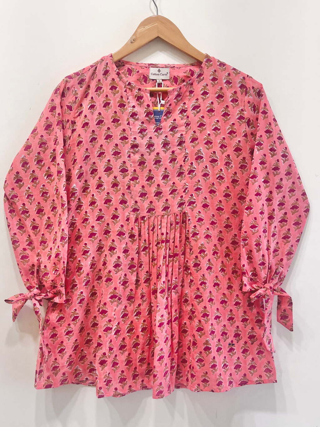 Block Printed Cotton Short Top