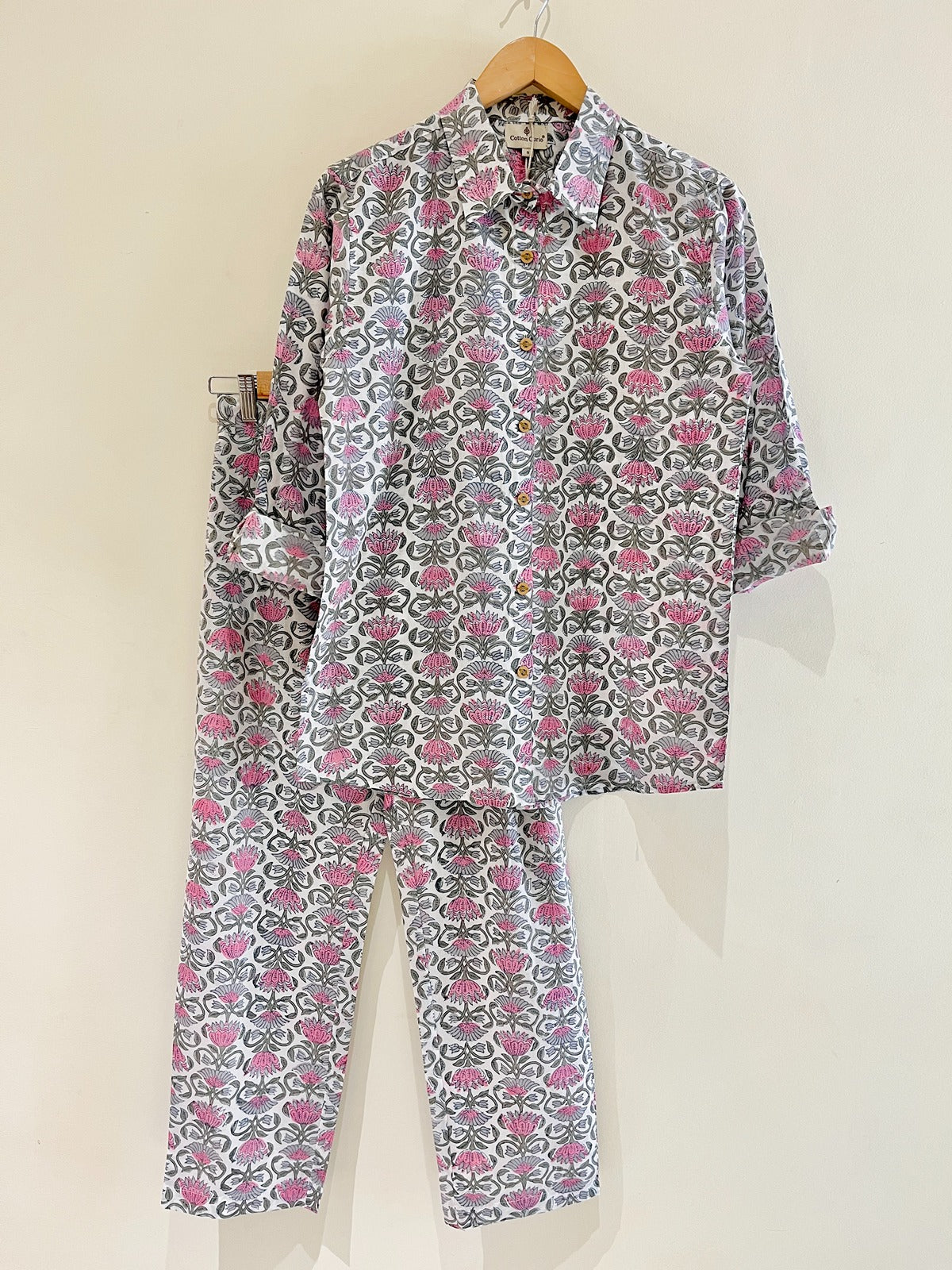 Pink Lotus Printed Co-Ord Set