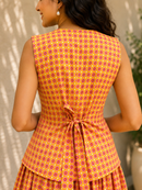 Saffron Sunset Cotton Vest