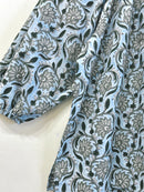Indigo Garden Gather Cotton Top