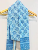 Block Printed Kota Doria Dupatta