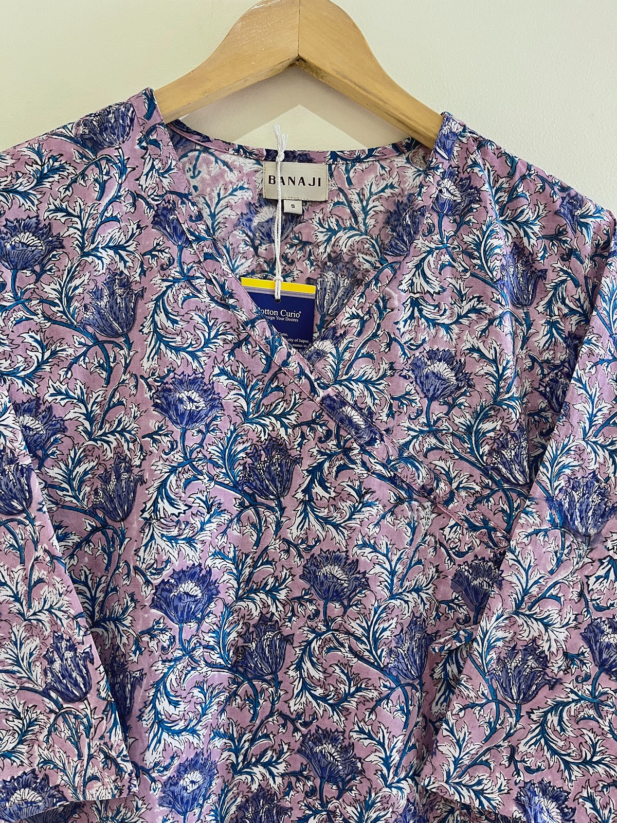 Block Printed Short Kurti