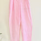 Baby Pink Stripe Printed Co-Ord Set