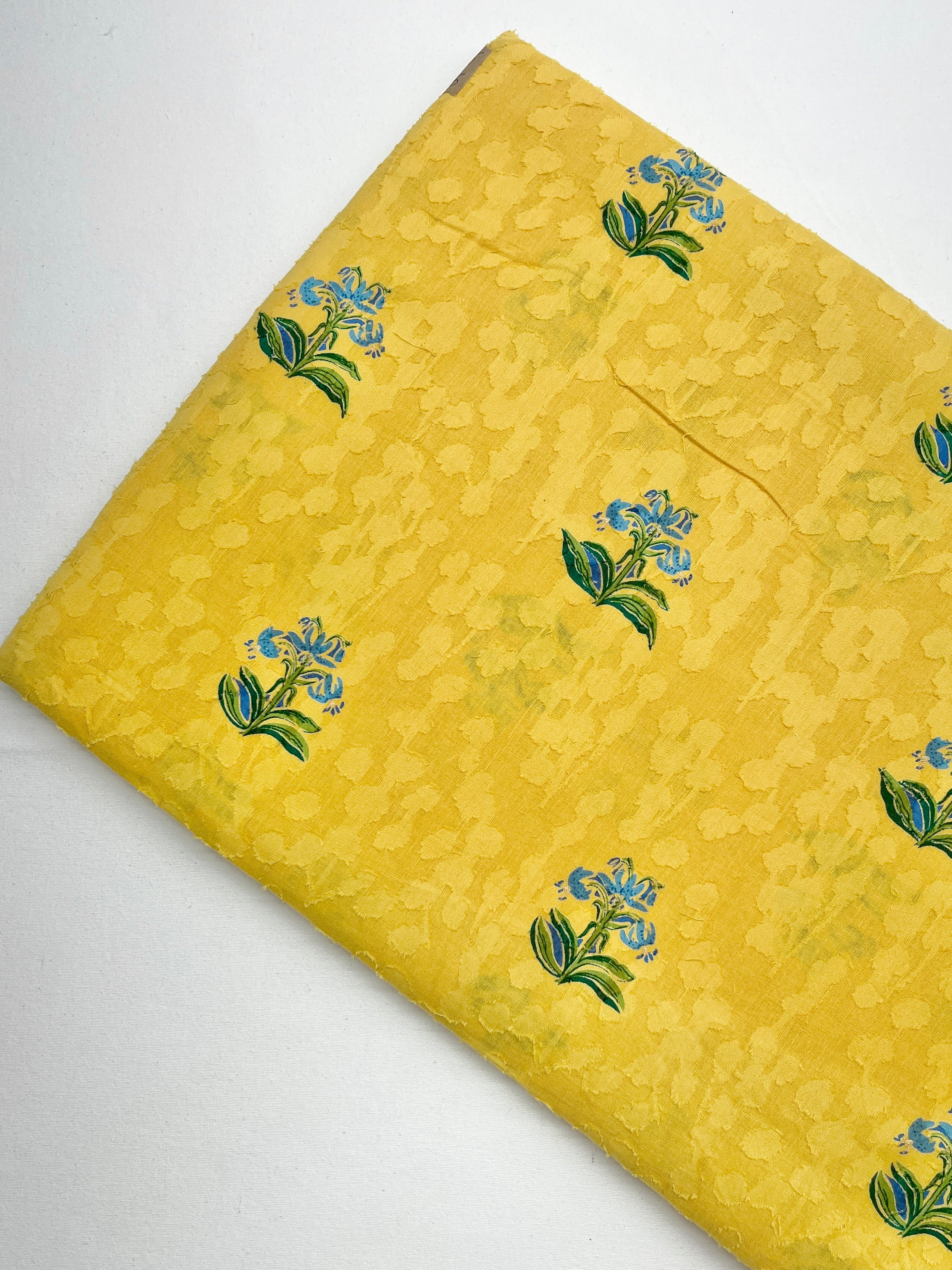 Cotton Dobby Block Printed Fabric – Cotton Curio
